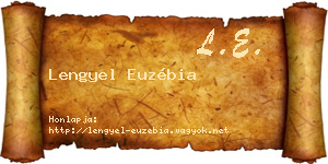 Lengyel Euzébia névjegykártya